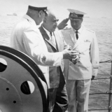 Тодор Живков с адмиралами ВМФ СССР (фото Н.Демидова)
