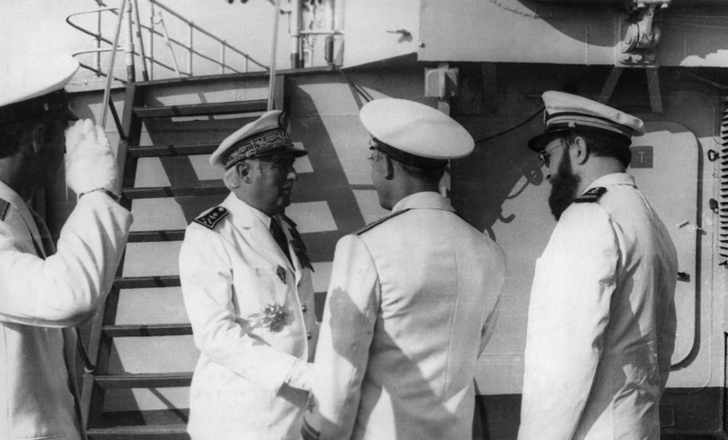 Встреча с командующим французским флотом (фото А. Ревуцкого)
