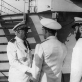 Встреча с командующим французским флотом (фото А. Ревуцкого)