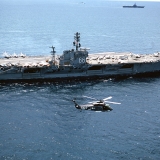 USS_America (CV-66) starboard side 1976