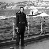 За спиной "корсар": турецкий катер-разведчик. Пролив Босфор