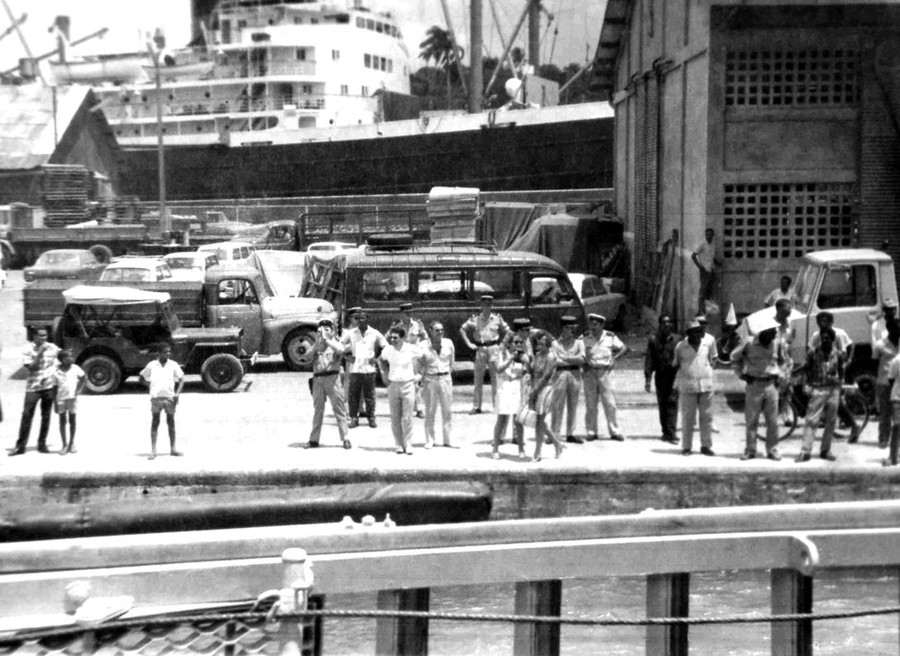 1969г. Куба встречает гостей . Набережная Гаваны