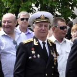 А. А. Скарбенчук  на параде 9 мая