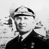 Адмирал С.Г.Горшков на "Грозном"