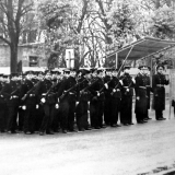 Парад на 7ноября 1989г. в г.Лиепая, у матросов второй справа Бабенков А