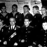 1965 год вручение медалей. Сидят Сироткин, Ворыхалов, Рындин, Сегодин