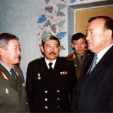 С министрами Обороны Кыргыстана и Казахстана