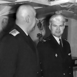 Контр-адмирал Бельский П.И. и Ворыхалов В.Д.