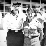1969г. Куба. г. Гавана с кубинской военно служащей (переводчица)