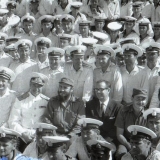 1969 г. Руководители республики Куба в гостях у советских моряков