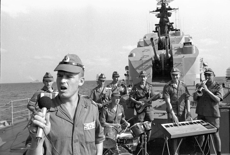 1985 год. Концерт в море (фото Анькова В.)
